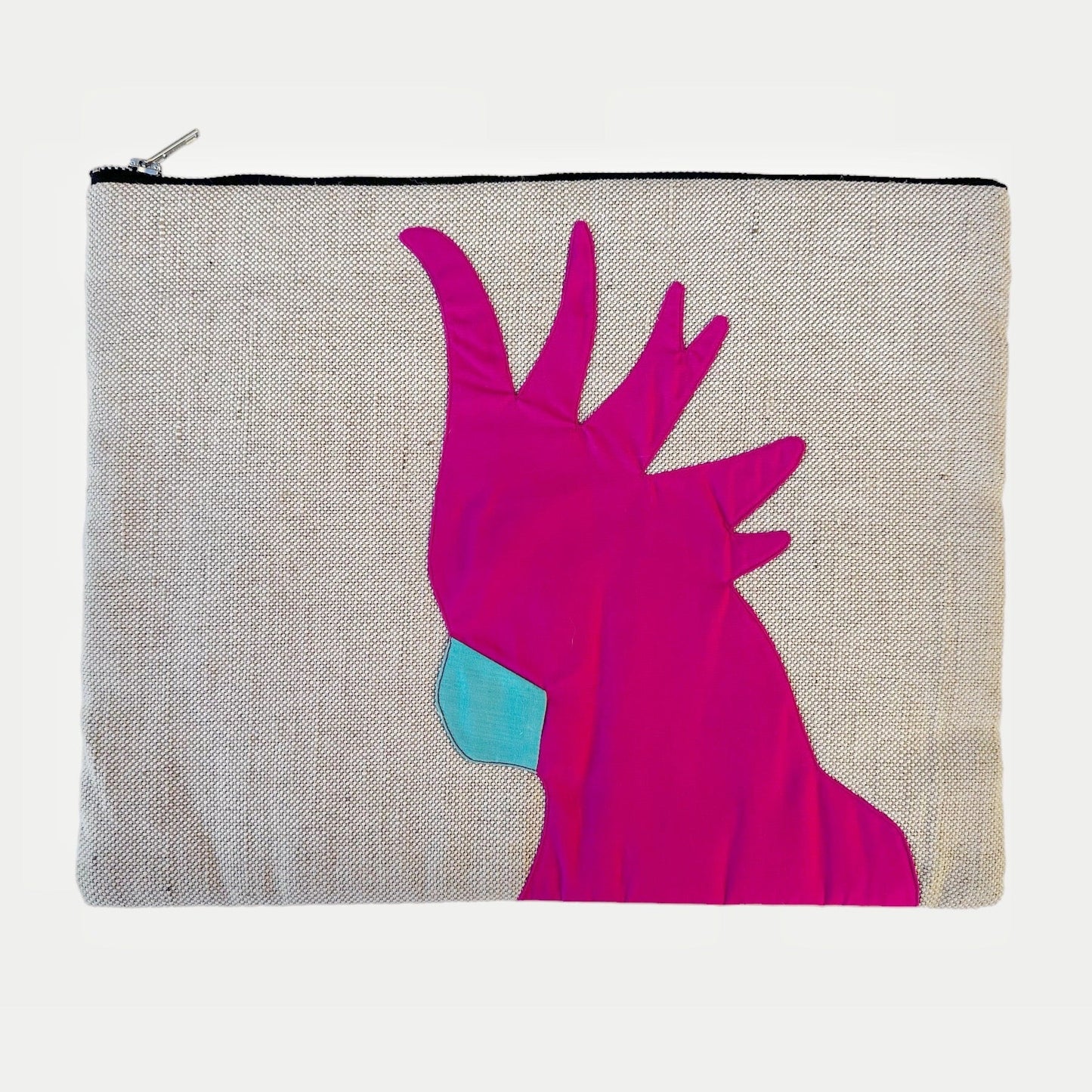 Cockatoo Laptop Sleeve in Hot Pink