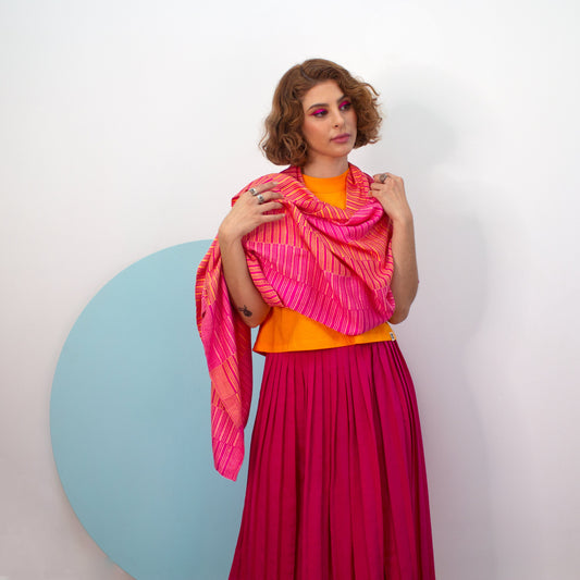 Mie Meh Shawl, Hand-Loomed Scarves and shawls WEFTshop