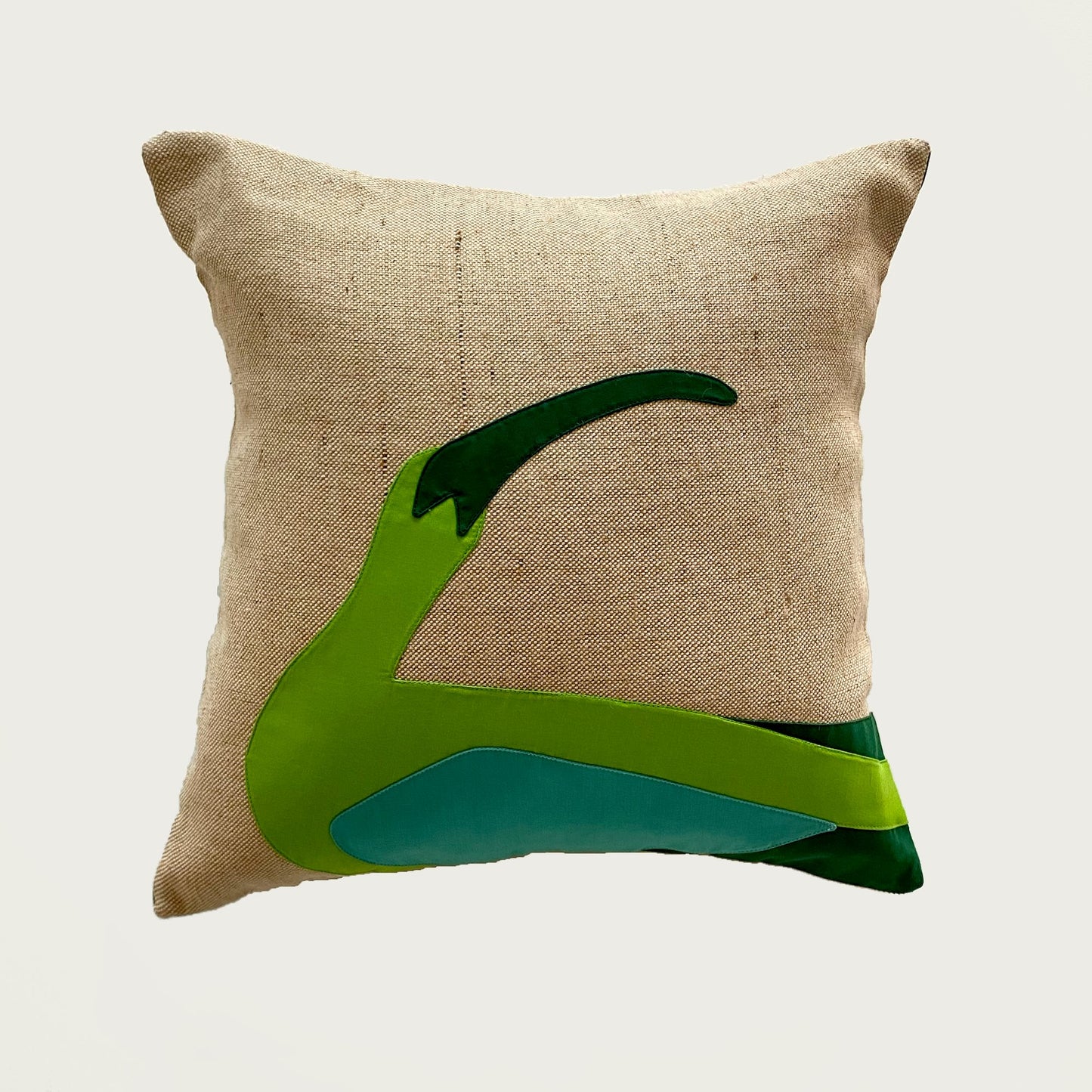 Ibis Cushion in Green WEFTshop Green - 40cm 