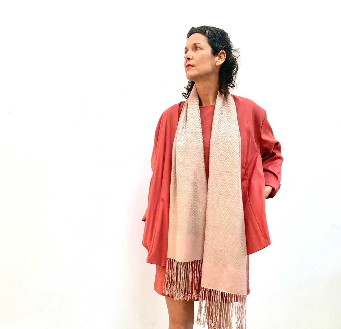 Khee Lah Scarf/Shawl - Hand-loomed
