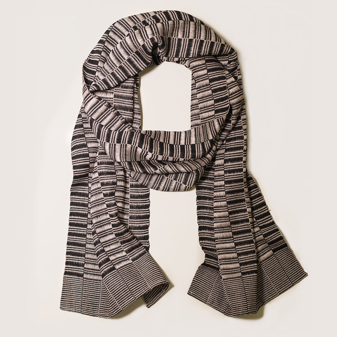 Mie Meh Scarf, Hand-Loomed