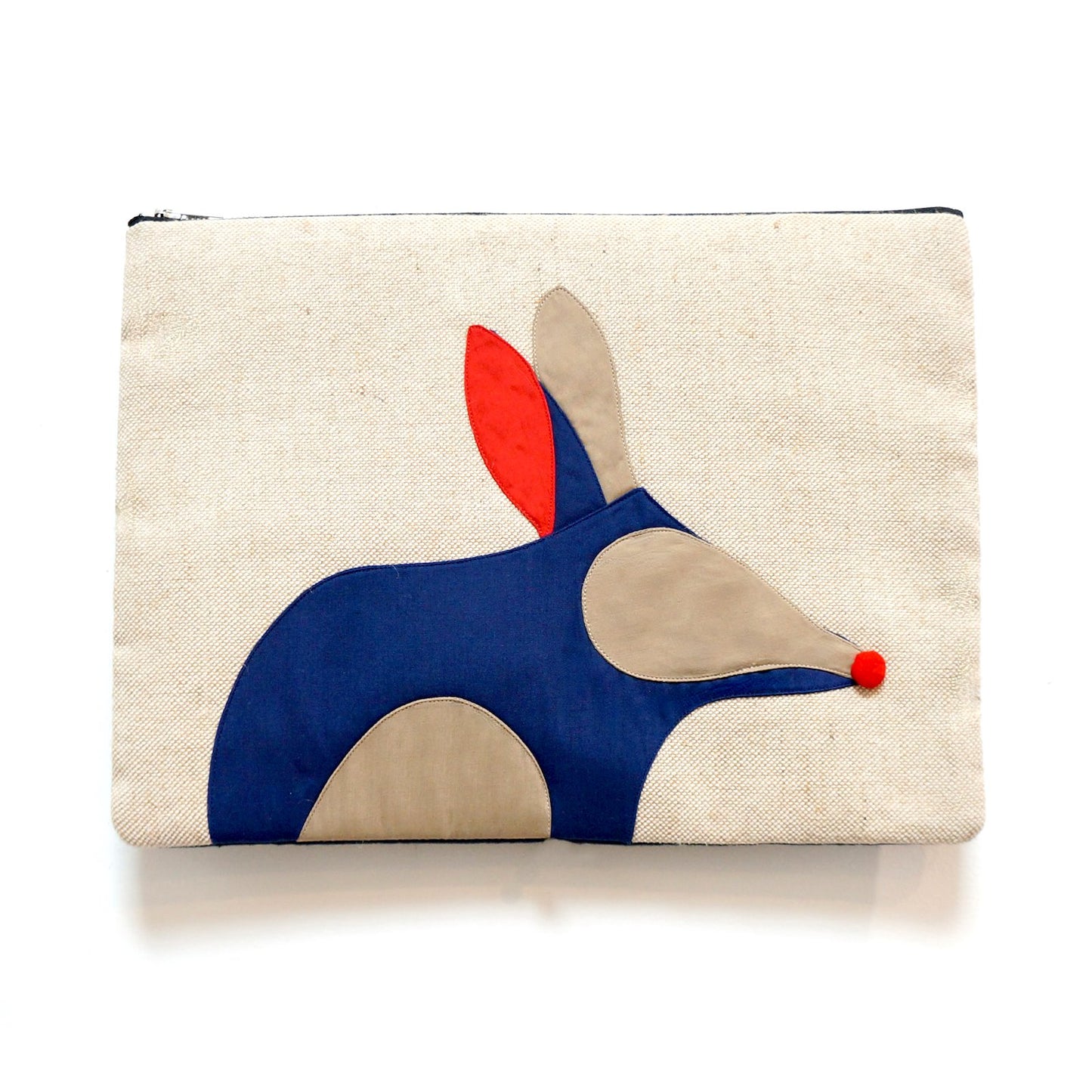 Bilby Laptop Wallet in Navy Blue & Red Bags and purses WEFTshop 