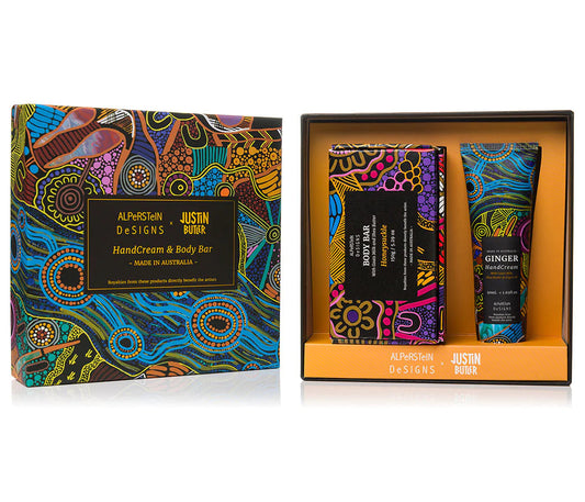 Ginger Handcream & Honeysuckle Body Bar Gift Box