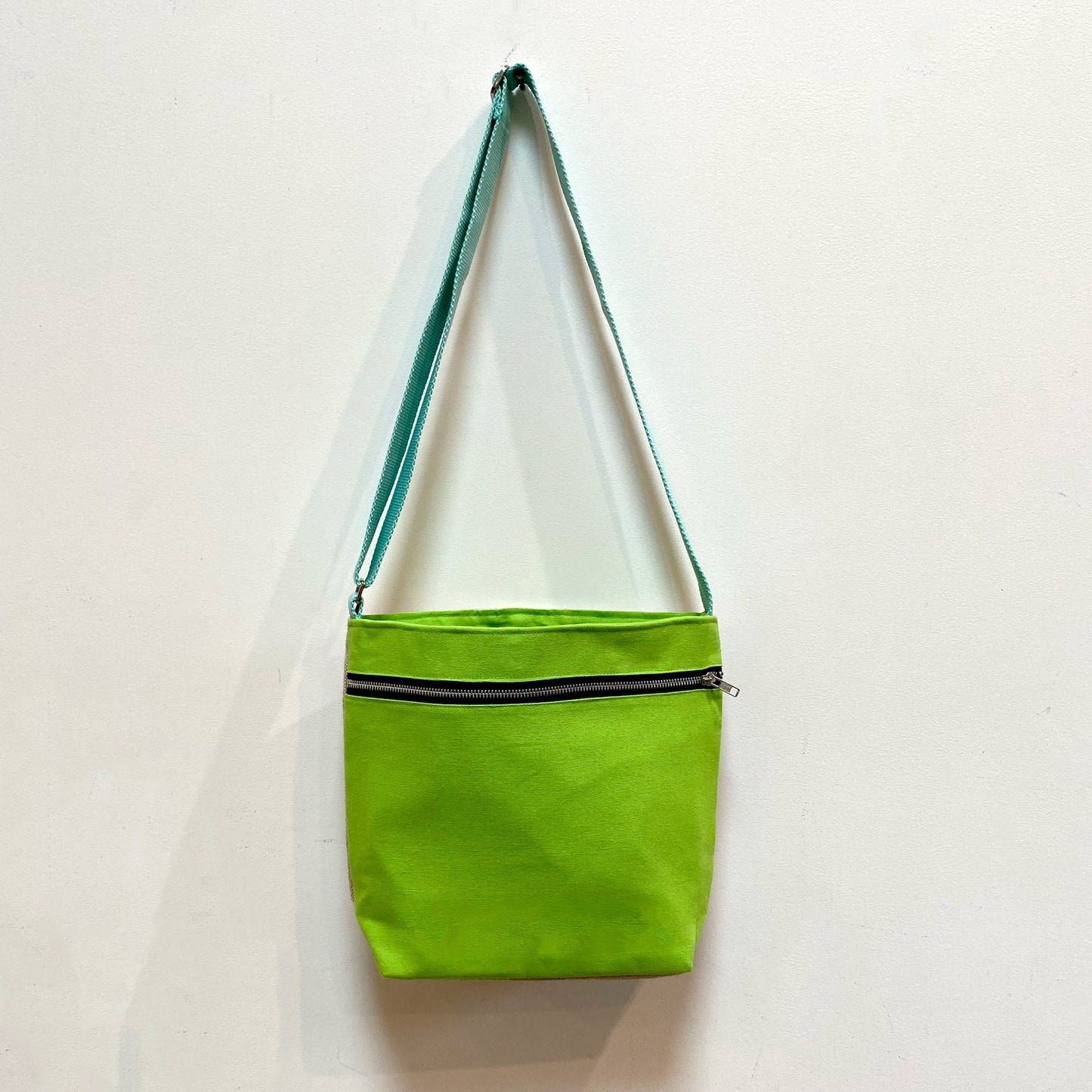 Ibis Crossbody Shoulder Bag in Lime Green WEFTshop 