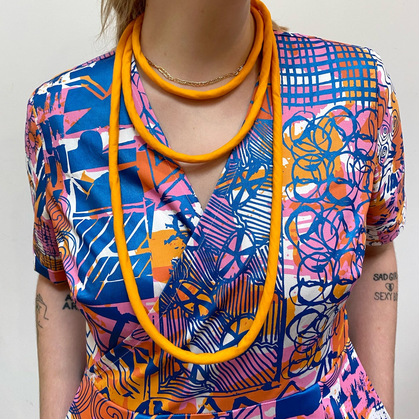 Ah Ji Necklace - Sunshine Textile Jewellery WEFTshop 