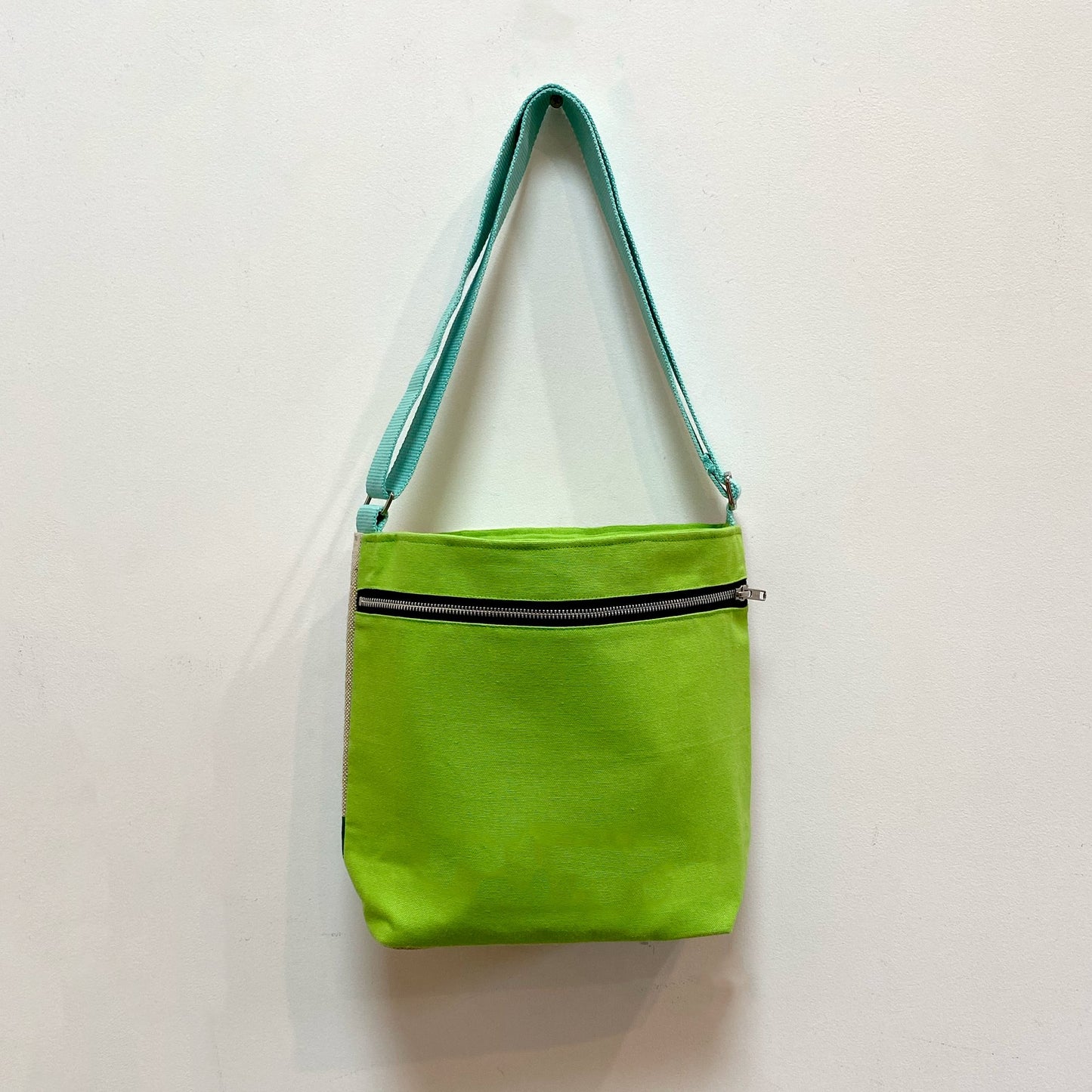 Gumnut Leaf Crossbody Shoulder Bag in Lime Green WEFTshop 
