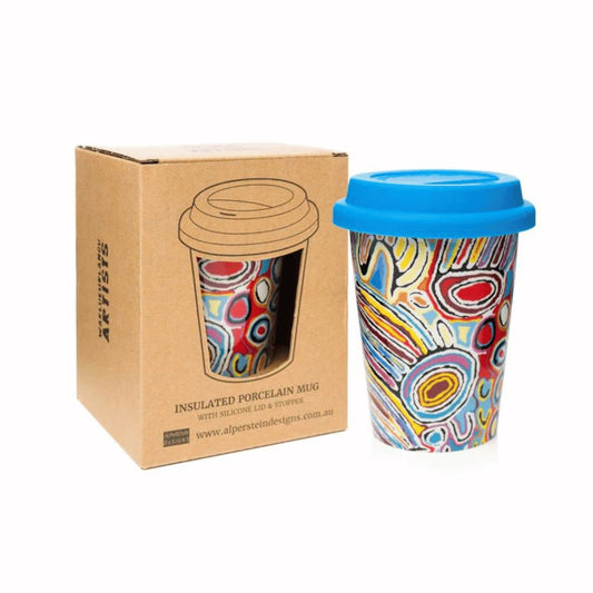 Judy Watson Insulated Coffee Cup Homewares WEFTshop 