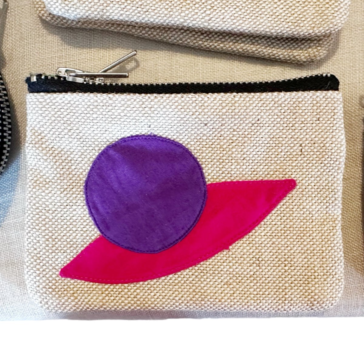 Peace Purse in Purple and Pink WEFTshop 