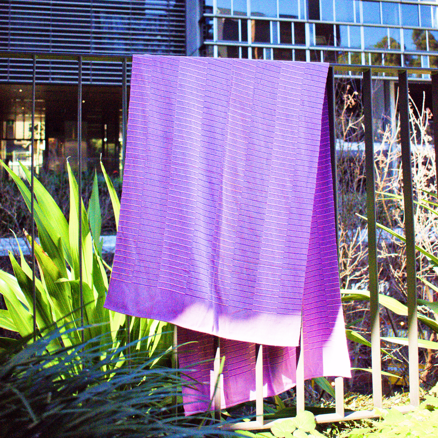 Mie Meh Shawl, Hand-Loomed - Lavender