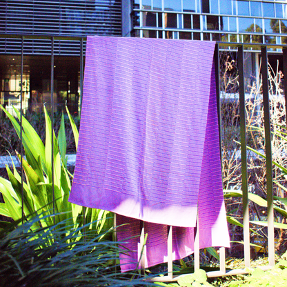 Mie Meh Shawl, Hand-Loomed - Lavender