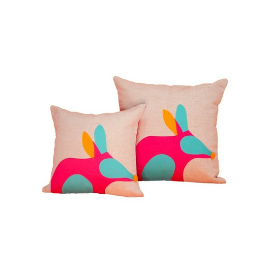 Bilby Cushion in Hot Pink WEFTshop 40cm 