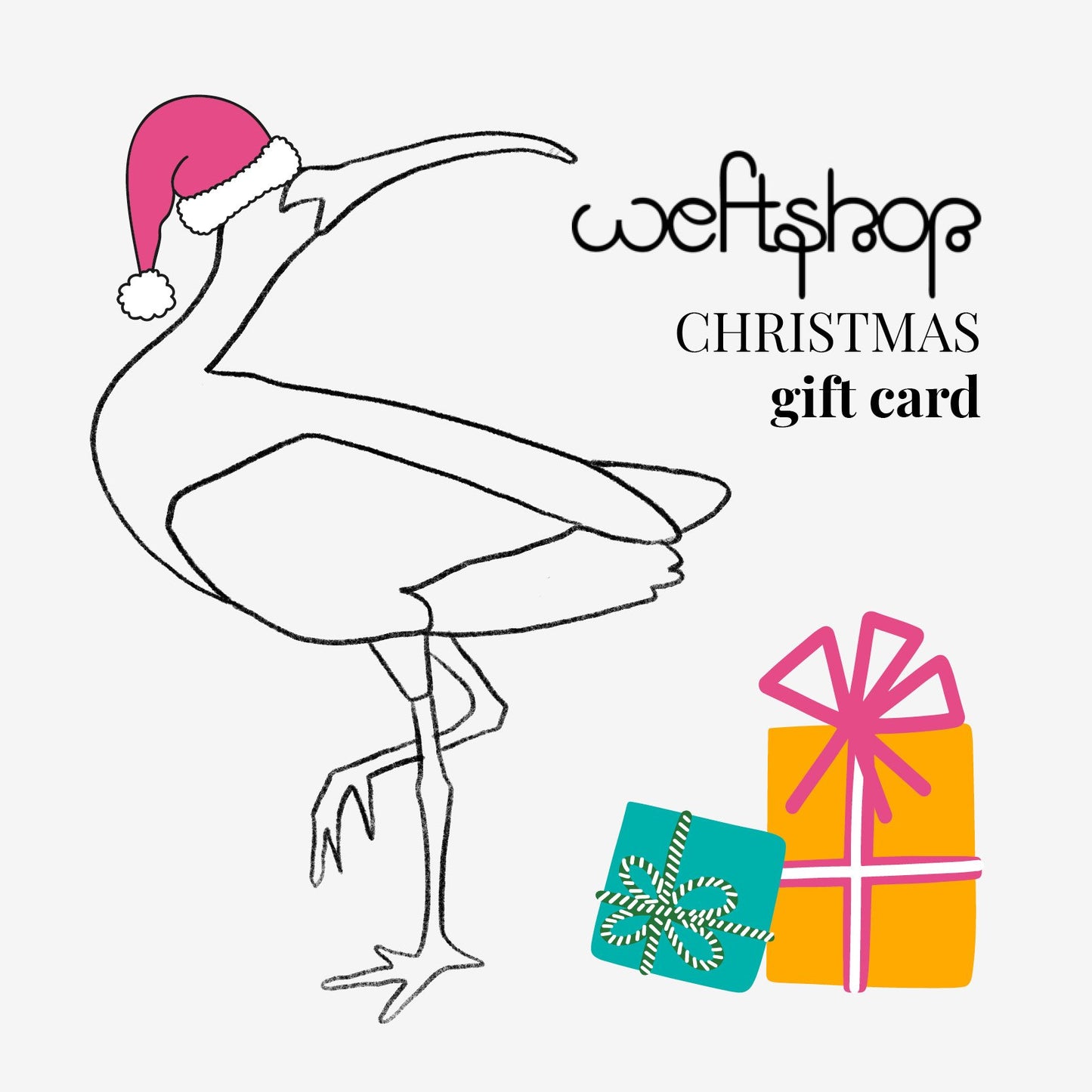 Christmas Gift Card Gift Card WEFTshop 
