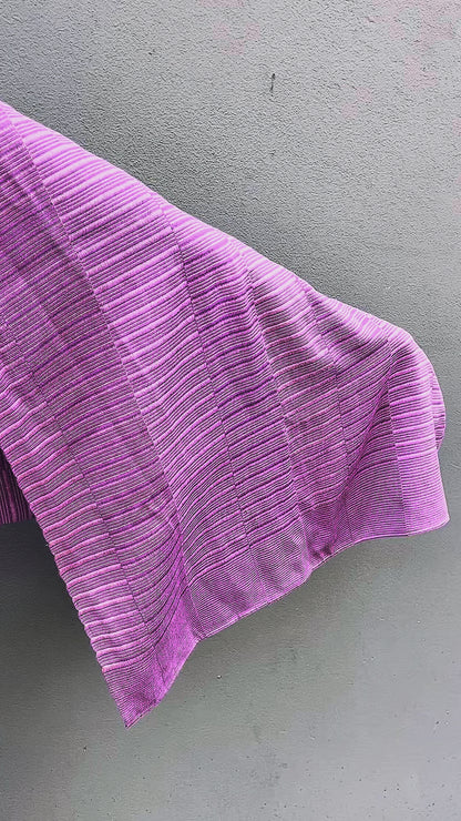 Mie Meh Shawl, Hand-Loomed - Lavender