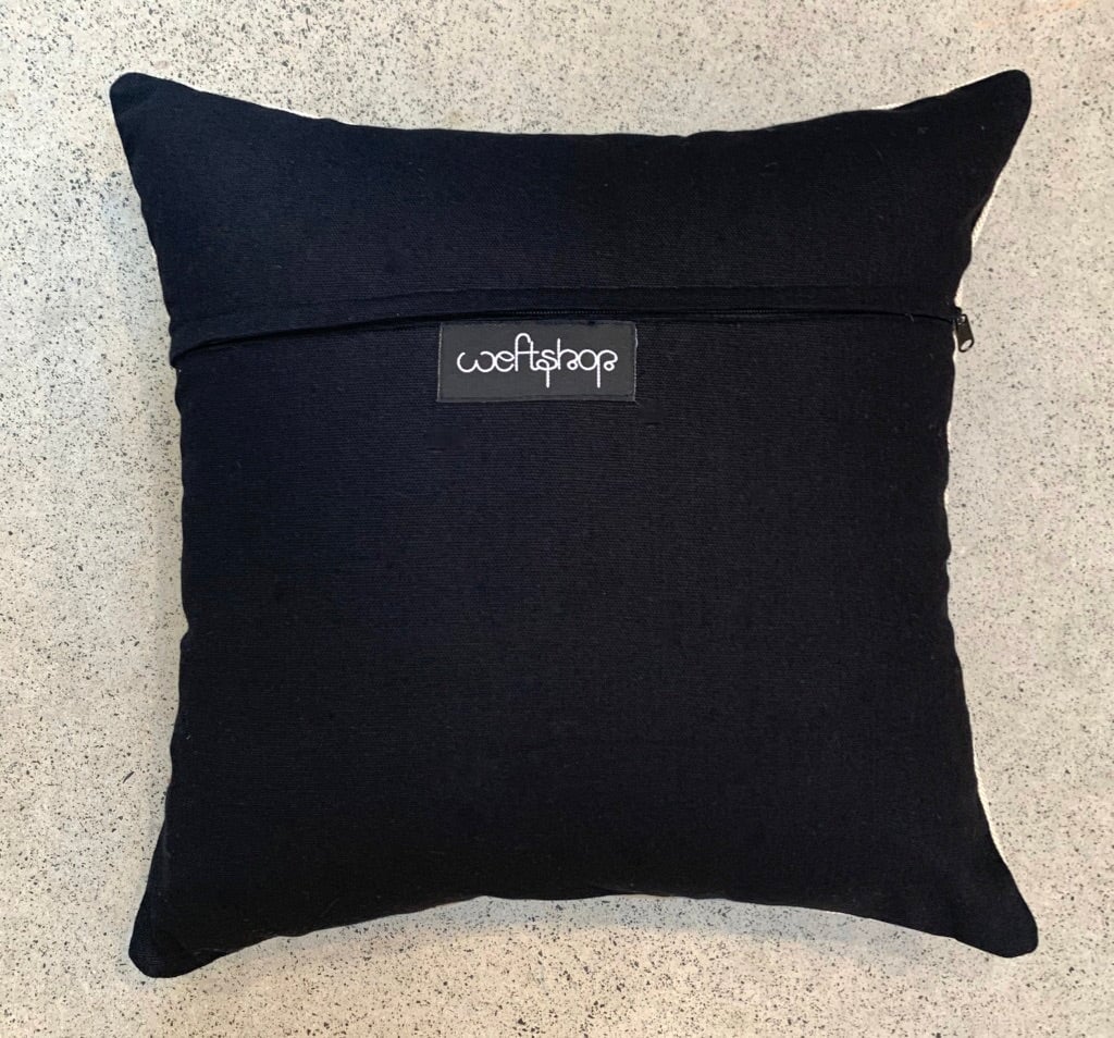 Cockatoo Cushion in Black