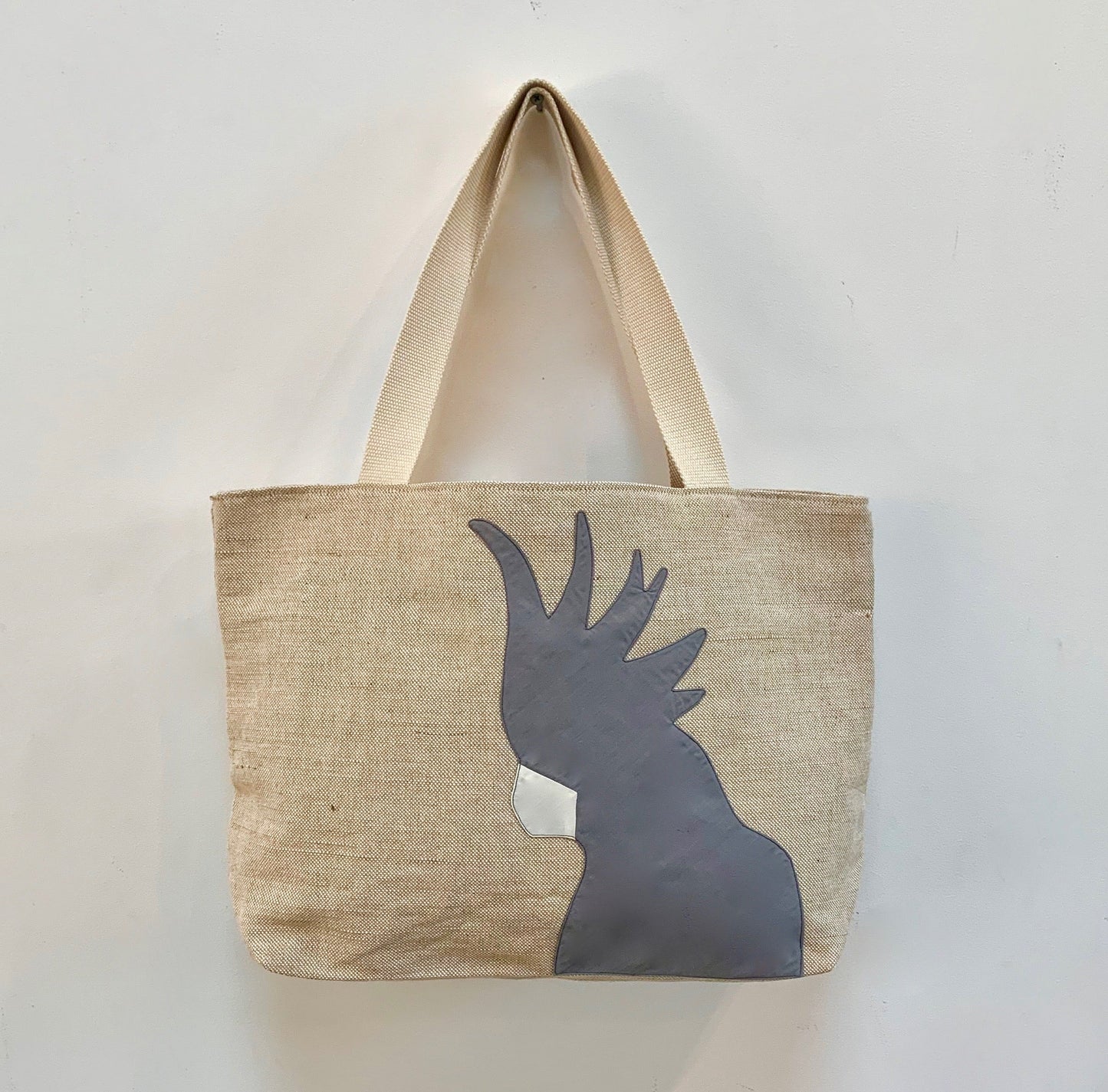 Cockatoo Tote in Grey