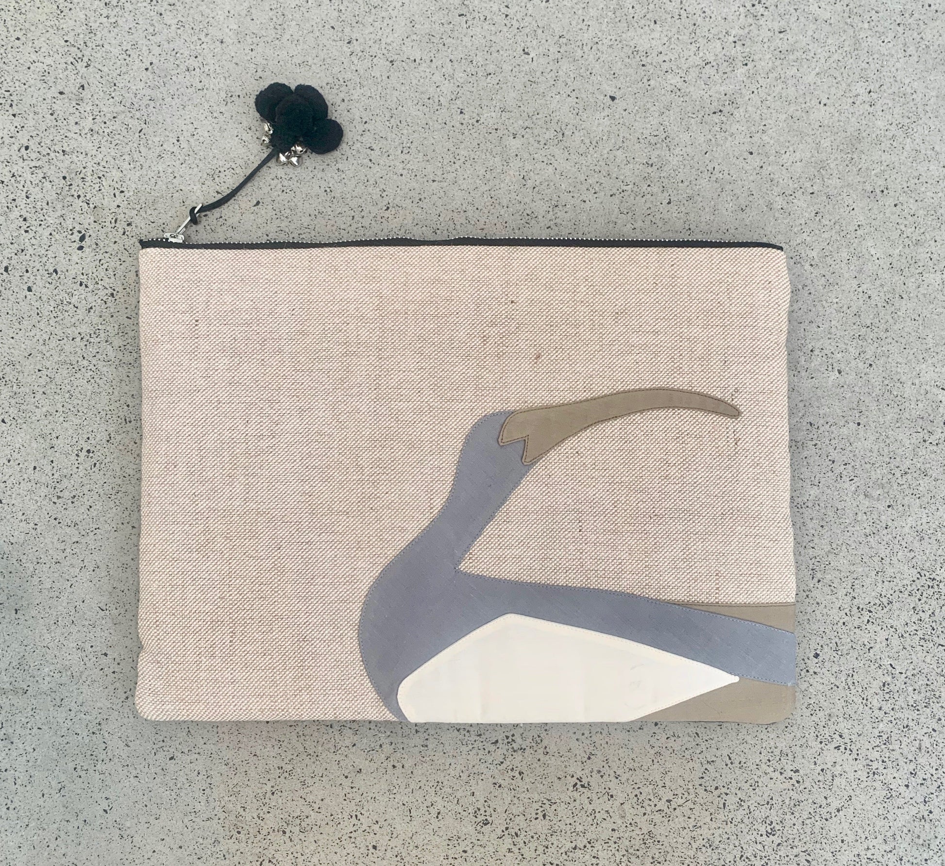 Ibis Laptop Sleeve in Grey Bags and purses WEFTshop 