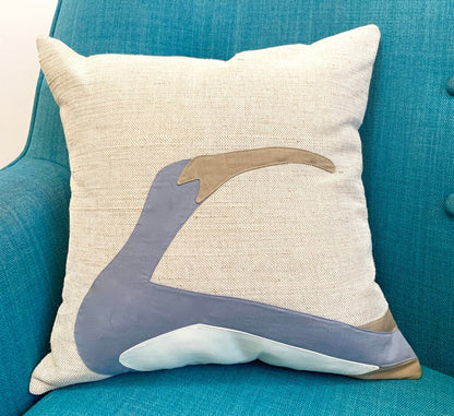 Ibis Cushion in Grey WEFTshop 